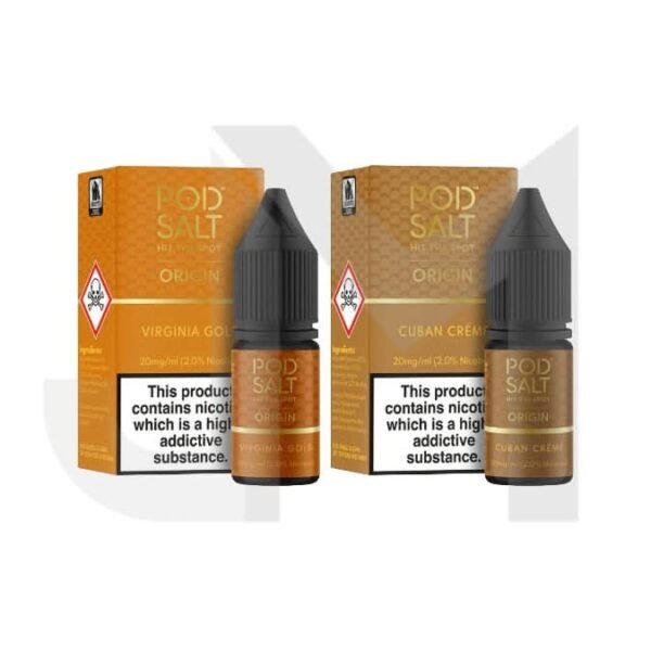 Pod Salt Nic Salt Wholesale Europe Bulk Box of 10 at 12.00 Euro No Customs
